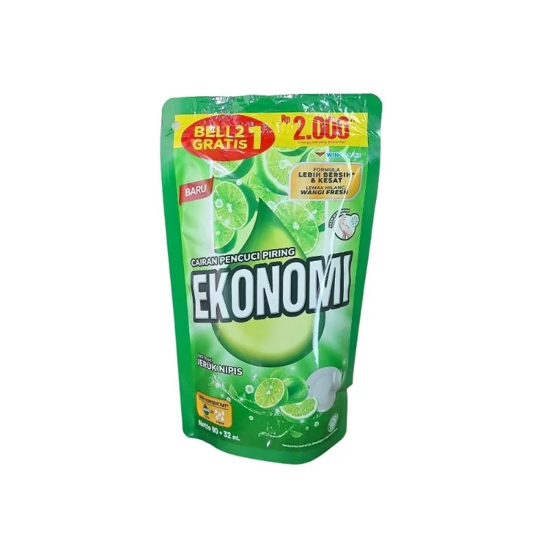 Beli ekonomi cuci piring cair 122ml Murah di Toko Sembako Sumber Bahagia (SB Grosir)