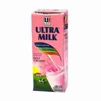 Beli ultra strawberry 200ml Murah di Toko Sembako Sumber Bahagia (SB Grosir)